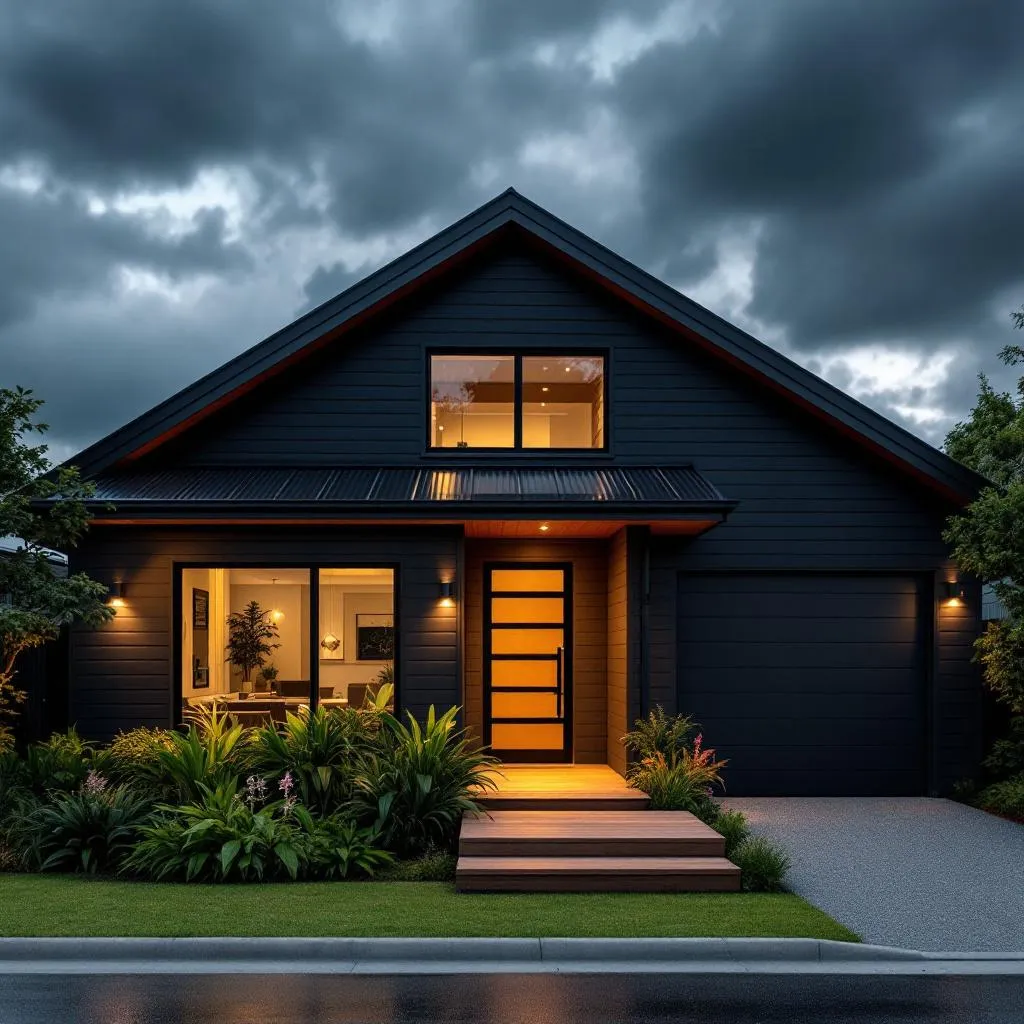 Professional recladding and reroofing project in Auckland — new cladding installation by QK Renovation
