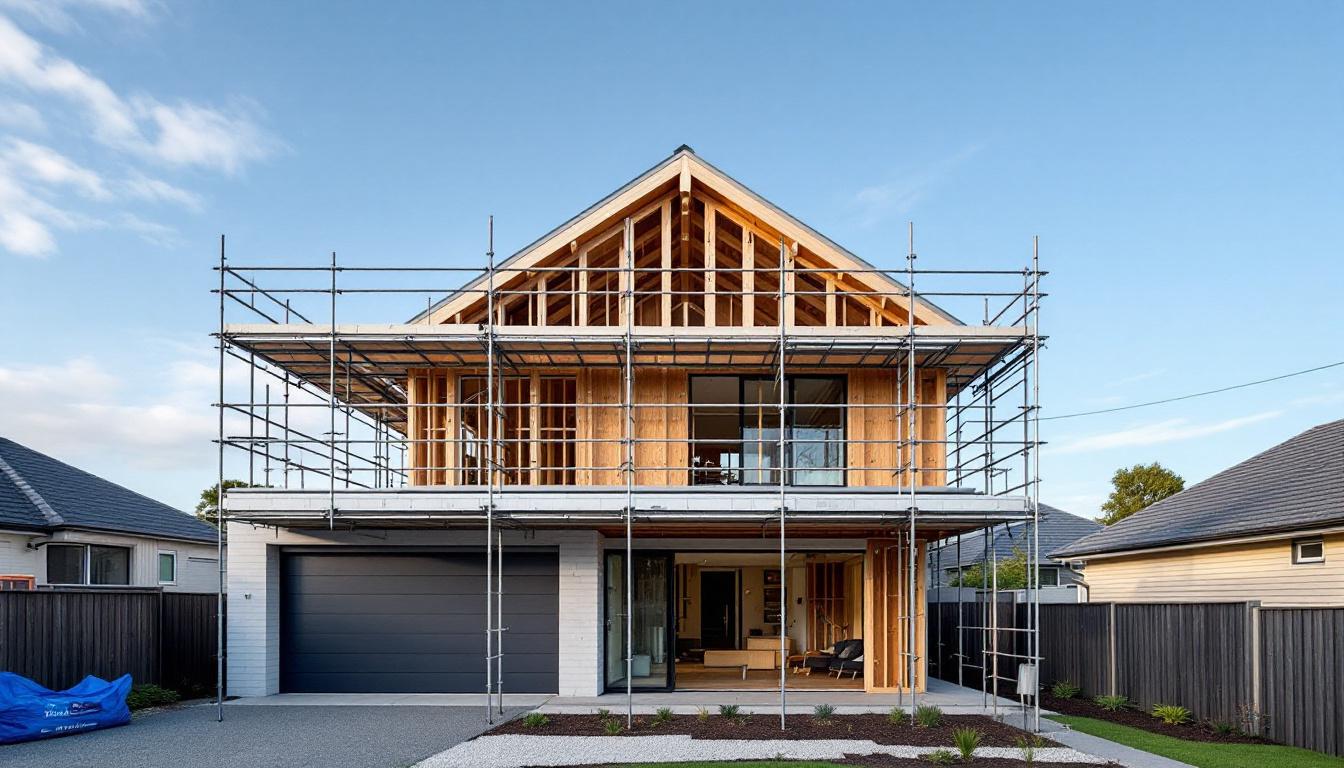 House extension and second-storey addition in Auckland