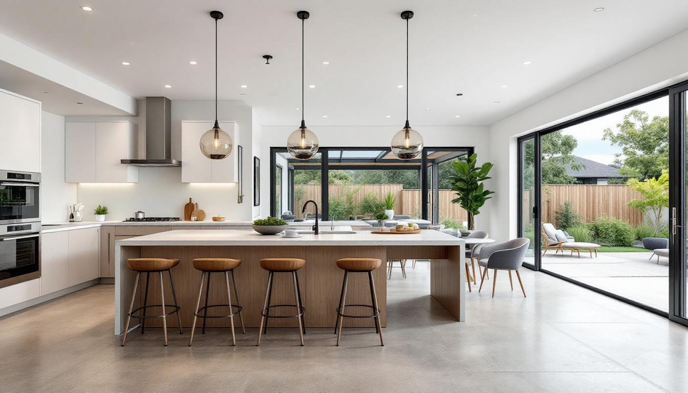 Open-plan home renovation interior — Auckland residential remodel