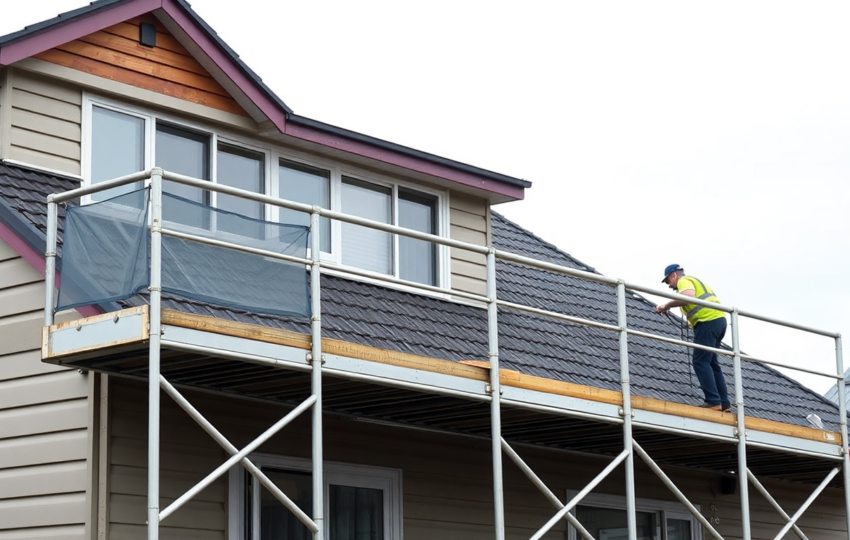 House recladding and reroofing project in Auckland