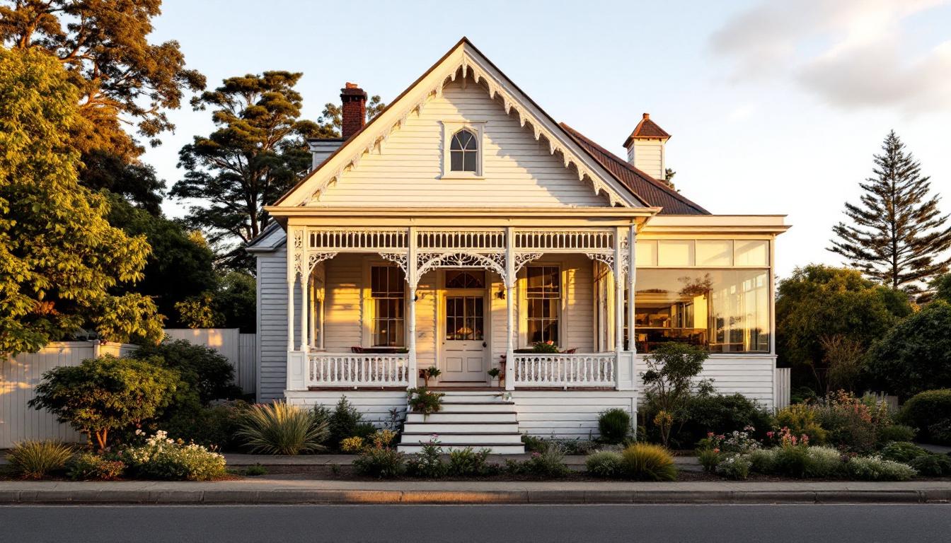 Restored Auckland villa with modern extension — heritage renovation